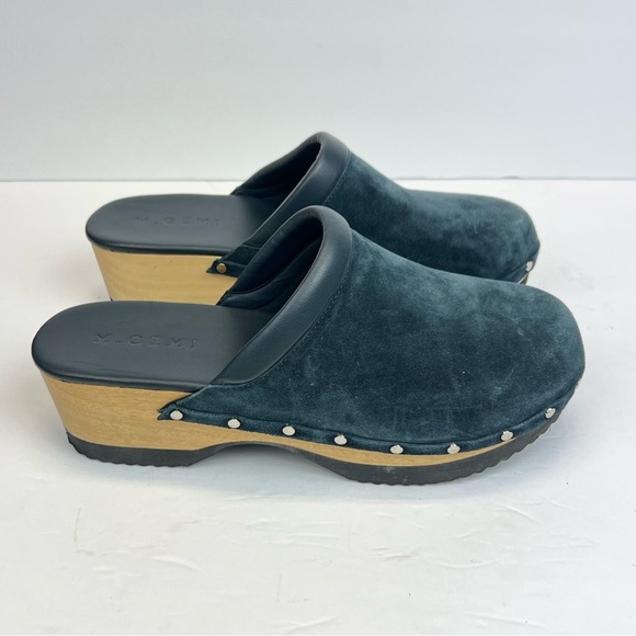 M. Gemi Blue Mules with Slip-On Design US 10 EU 411 - Picture 1 of 9